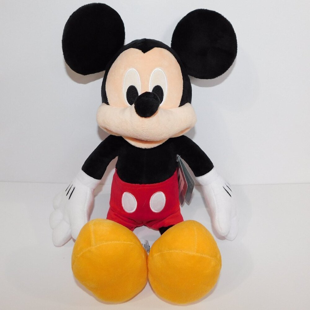 Disney Store  Classic Mickey Mouse 18" Plush Stuffed Toy Doll New w Tag